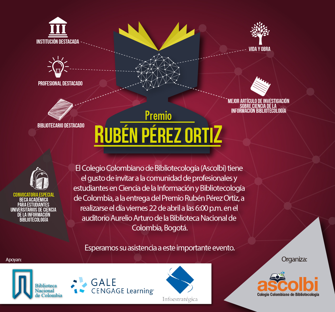 Invitación Premio Rubén Pérez Ortiz versión 2015-2016