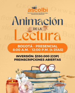 Preinscripción abierta: Curso Animación a la Lectura (Diciembre 2025)