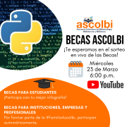Becas Ascolbi: Introducción al lenguaje de programación Python.