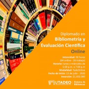 TadeOnline: Diplomado en Bibliometría y Evaluación Científica