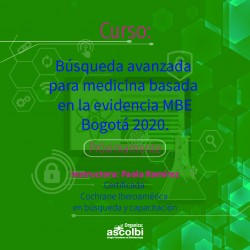 Curso: Busqueda avanzada para medicina basada en la evidencia MBE, Bogotá 2020.