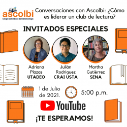 Conversaciones con Ascolbi: ¿Cómo es liderar un club de lectura? Conversaciones con Ascolbi: ¿Cómo es liderar un club de lectura?