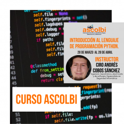 Curso Ascolbi: Introducción al lenguaje de programación Python.