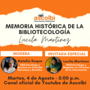 Memoria histórica de la bibliotecología: Lucila Martinez