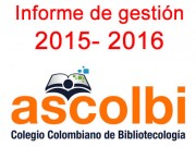 Informe de gestión Ascolbi 2015-2016