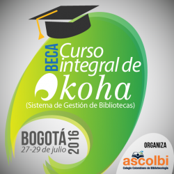 Beca Curso integral de Koha (Bogotá 2016-I)
