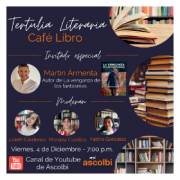Tertulia Literaria Café Libro: Martín Armenta.