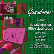 Ganadores becas Curso de catalogación