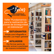 Becas Taller de Fundamentos para la realización de planes de bioseguridad en bibliotecas